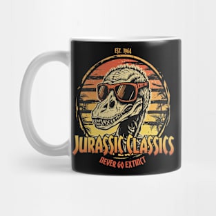 Dad Father: Jurassic Classics Never Go Extinct 64 Mug